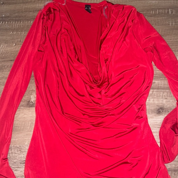 Windsor Tops - Windsor Red Long Sleeve